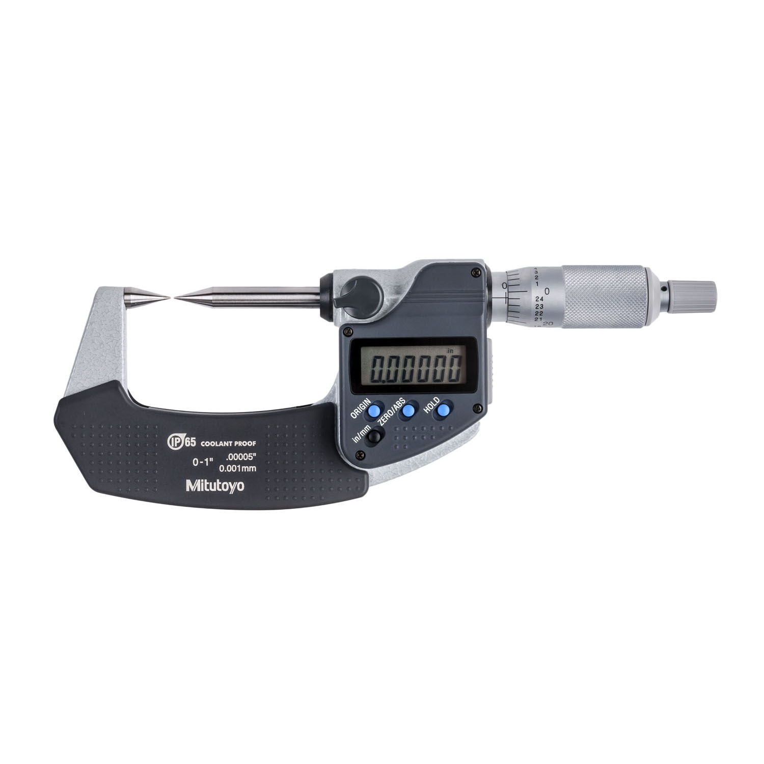 Mitutoyo 112-225 Point Micrometer 0 to 1" 30 Degrees for sale online 